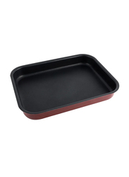 Royalford 39.6cm Aluminium Baking Tray, 39.6x29.8x5.5cm, Red/Black