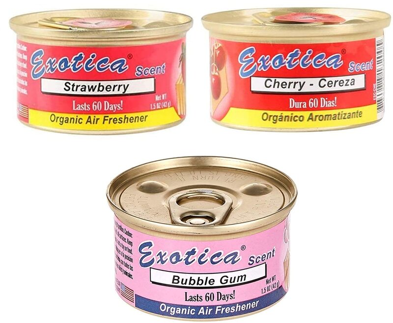 

Exotica 3 x 42g Lighting Car Air Freshener, Multicolour