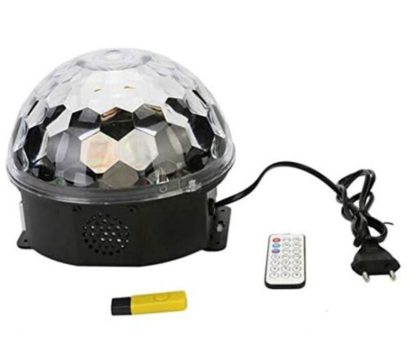 

J&K Led Crystal Magic Ball Disco DJ Party Lights Light, Multicolour