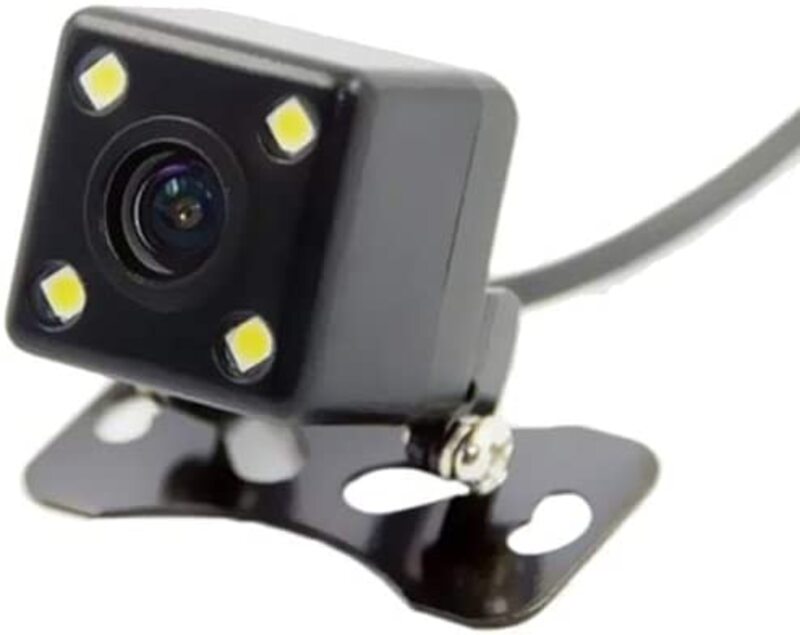 

Generic Car Rearview Camera with LED for Night Vision, Black