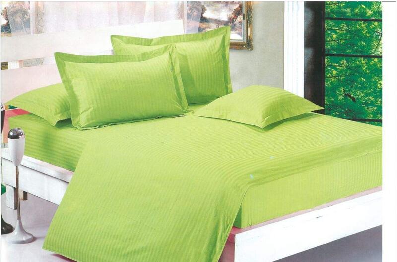 

Gardenia 6-Piece Bedsheet Duvet Set, 1 Bedsheet + 4 Pillow Covers + 1 Duvet Cover, King, Green