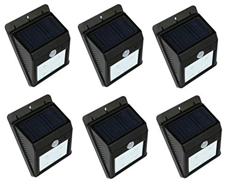 

Generic Solar Motion Night Sensor Light, 6 Pieces, Black
