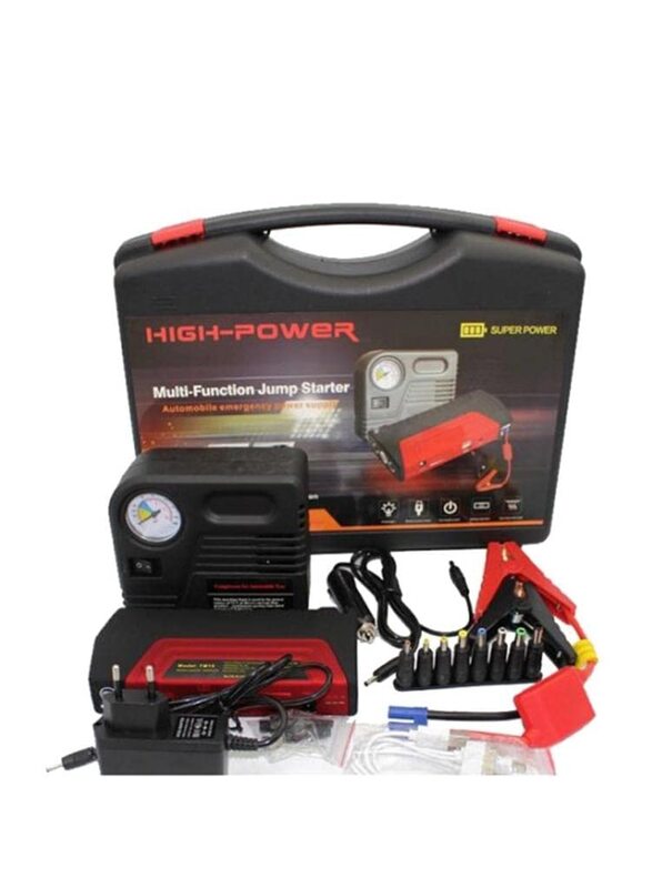 

AmXshe Car Jump Starter with 50800 Mah Compressor, Multicolour