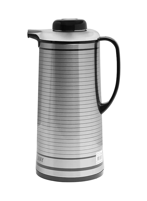 

Royalford 1.6 Ltr Vacuum Flask, Silver/Black