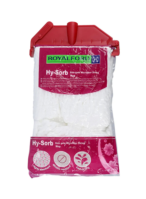 

Royalford Side Gate String Mop, Red/White