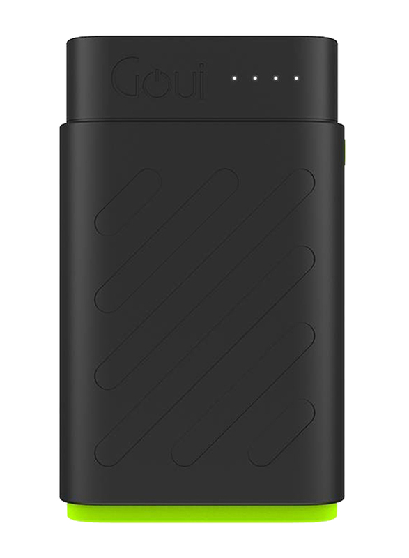 

Goui 10000mAh Hero 10 Fast Charging Power Bank with Micro USB & Type-C Input, Black