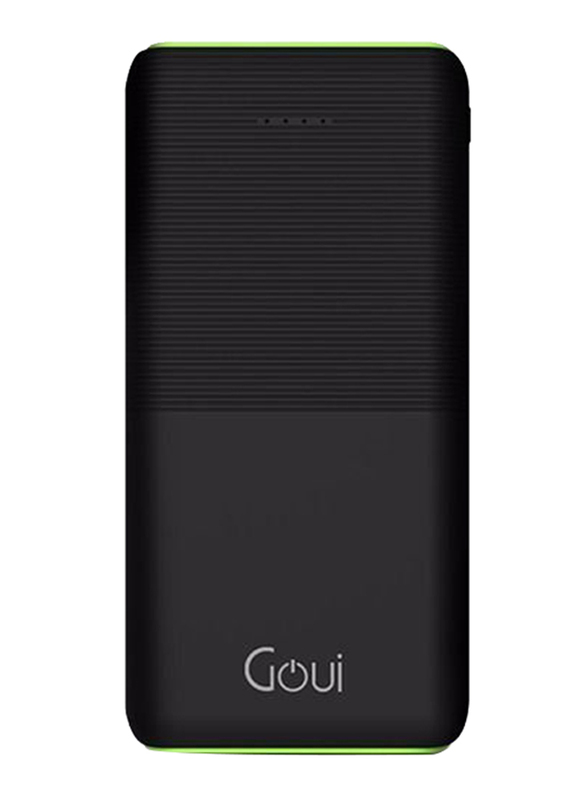 

Goui 20000mAh Prime 20 Fast Charging Power Bank with Micro USB & Type-C Input, Black