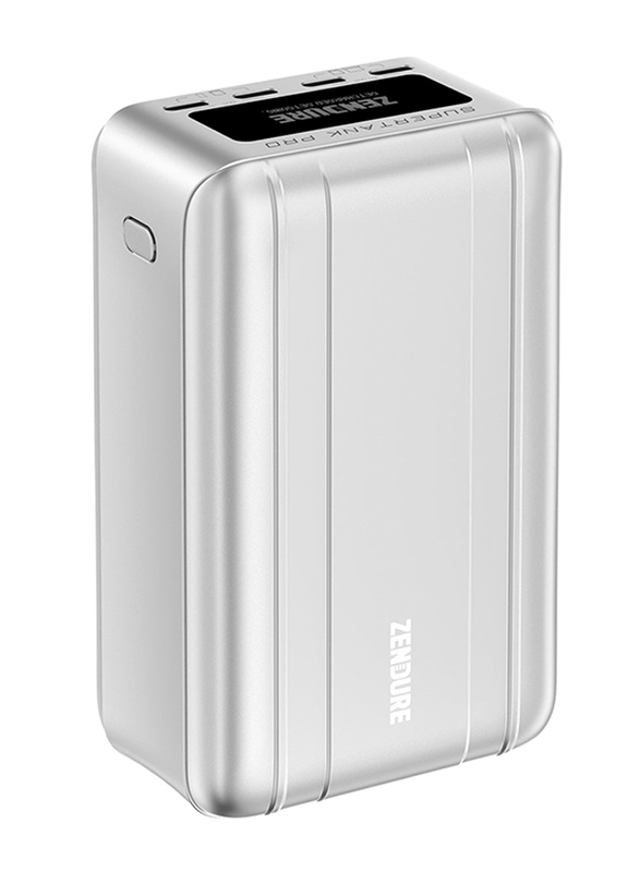 

Zendure 26800mAh SuperTank Pro 100WPD Portable Power Bank, Silver