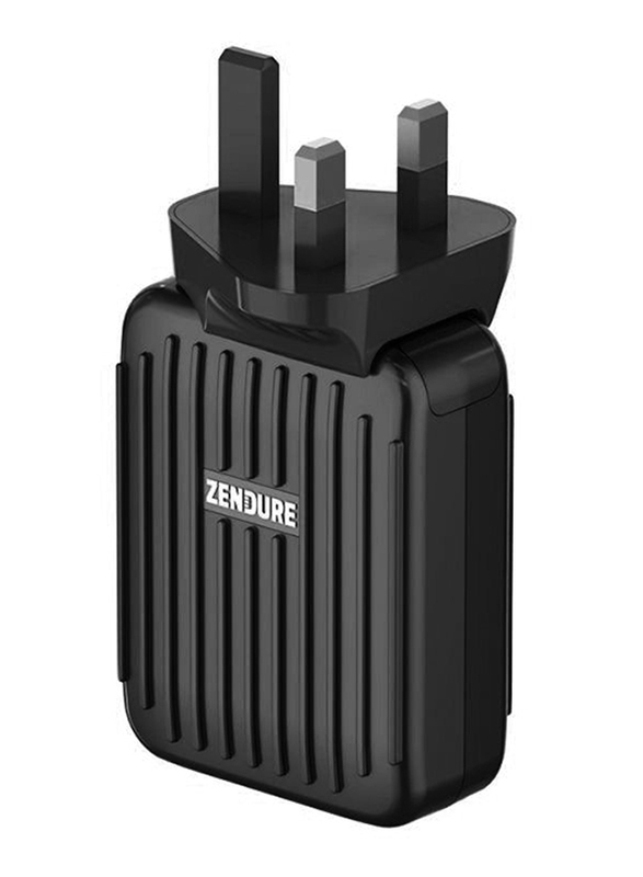 Zendure Max A-Series Wall Charger with PD, 30W, 4 Ports, Black