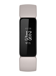 Fitbit Inspire 2 Fitness Tracker, GPS, Lunar White/Black