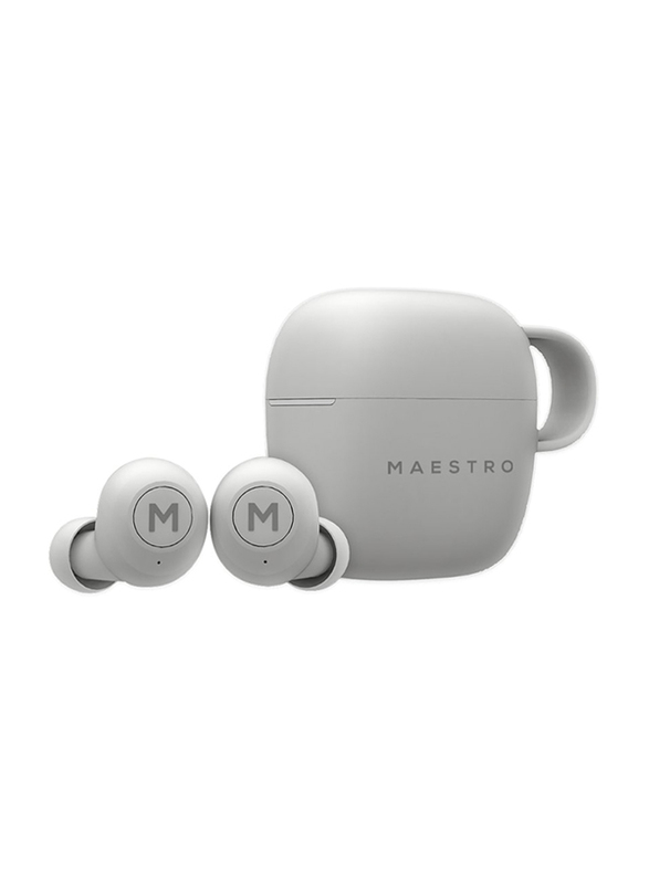 

Maestro Loupe Fashionable True Wireless In-Ear EarBuds, White