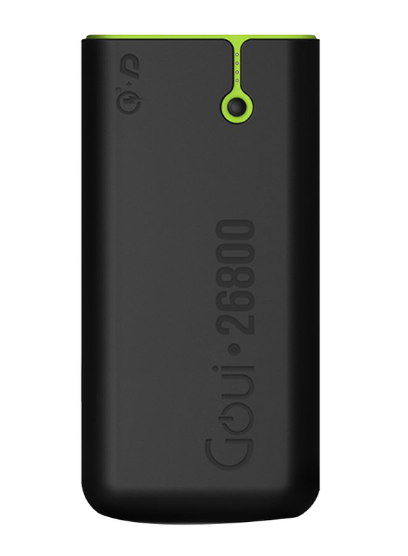 

Goui 26800mAh Valen Fast Charging Power Bank with Micro USB & Type-C Input, Black