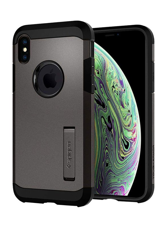 

Spigen Apple iPhone XS/X Tough Armor Mobile Phone Case Cover, Gunmetal