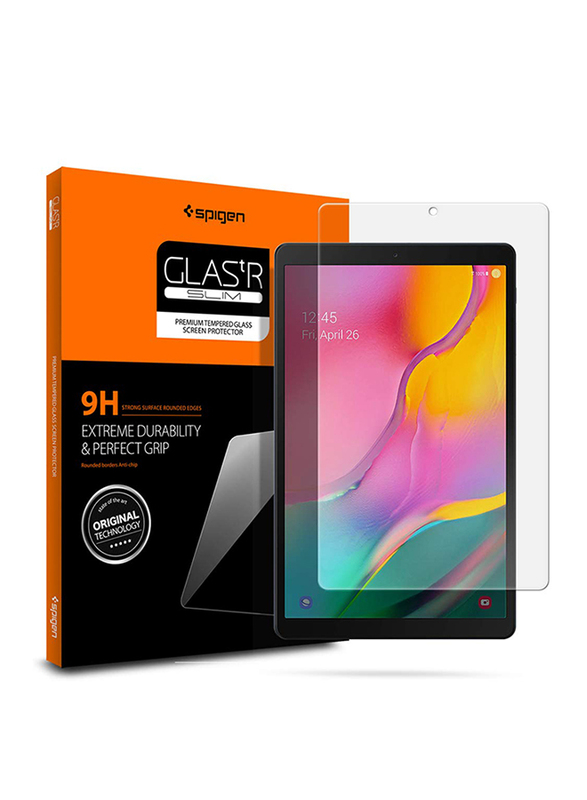 

Spigen Samsung Galaxy Tab A (2019) 10.1 inch GLAS.tR SLIM Tempered Glass Tablet Screen Protector, Clear