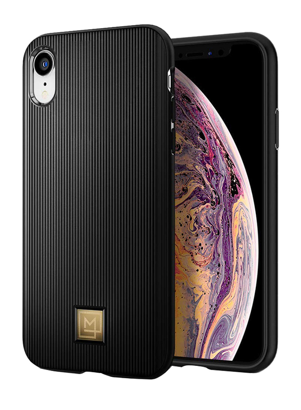 

Spigen Apple iPhone XR La Manon Classy Mobile Phone Case Cover, Black