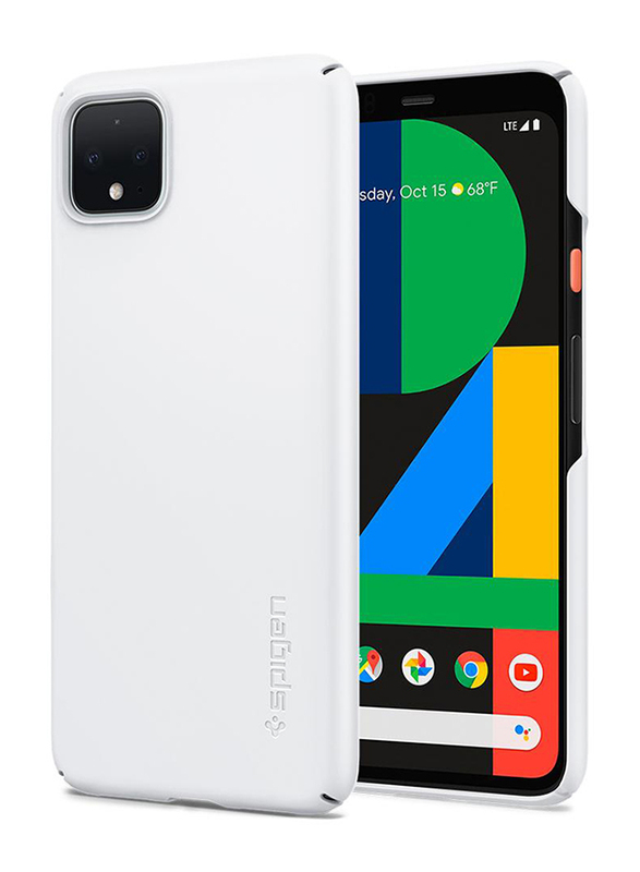 

Spigen Google Pixel 4 Thin Fit Mobile Phone Case Cover, White