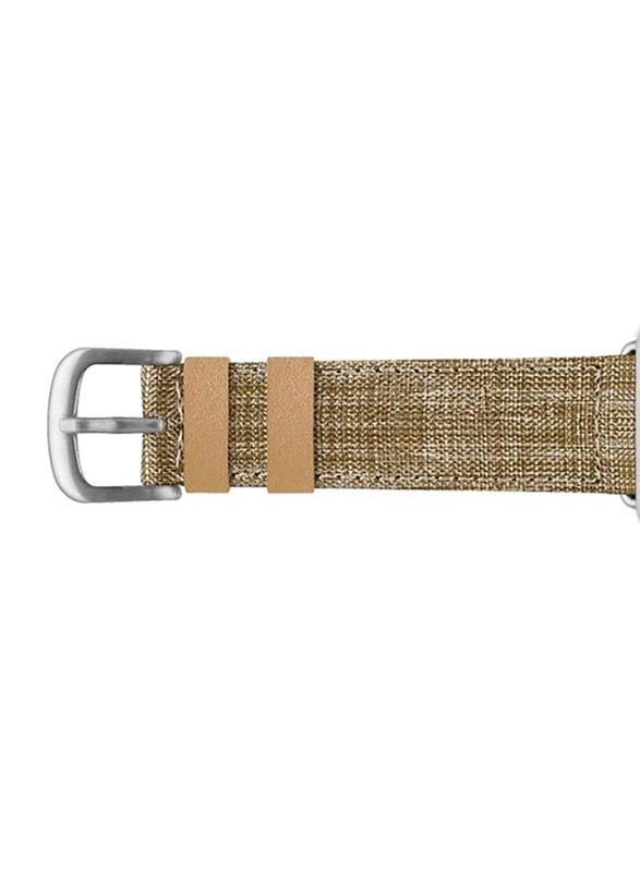 Evutec Northill Series Watch Band for Apple Watch 40mm/38mm Series 4/3/2/1, Tweed Tan