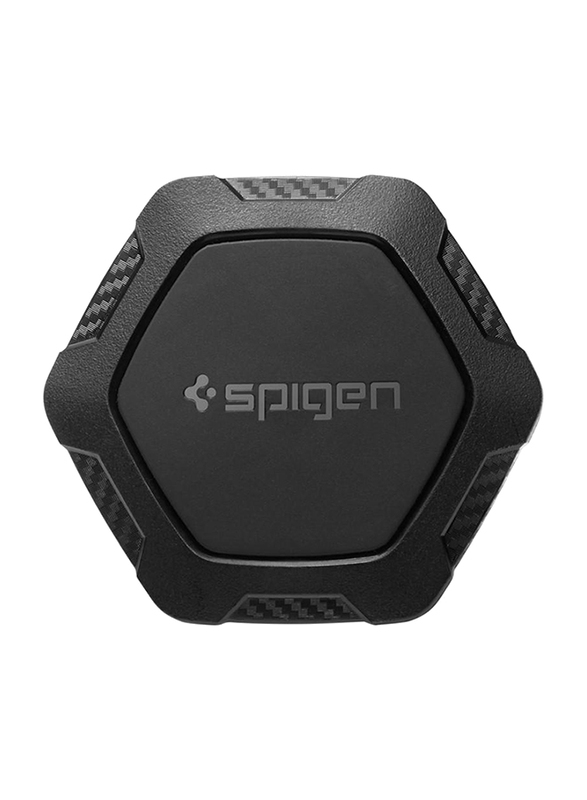 Spigen Kuel Signature QS11 Slim Magnetic Air Vent Universal Car Mount Holder for Smartphones, Black