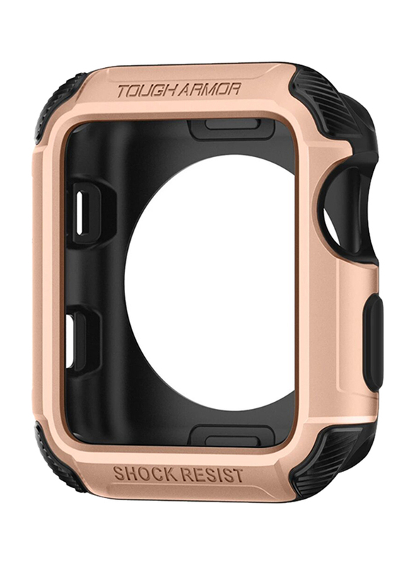 Spigen Tough Armor 2 Watch Case Cover for Apple Watch 42mm Series 3/2/1, Blush Gold