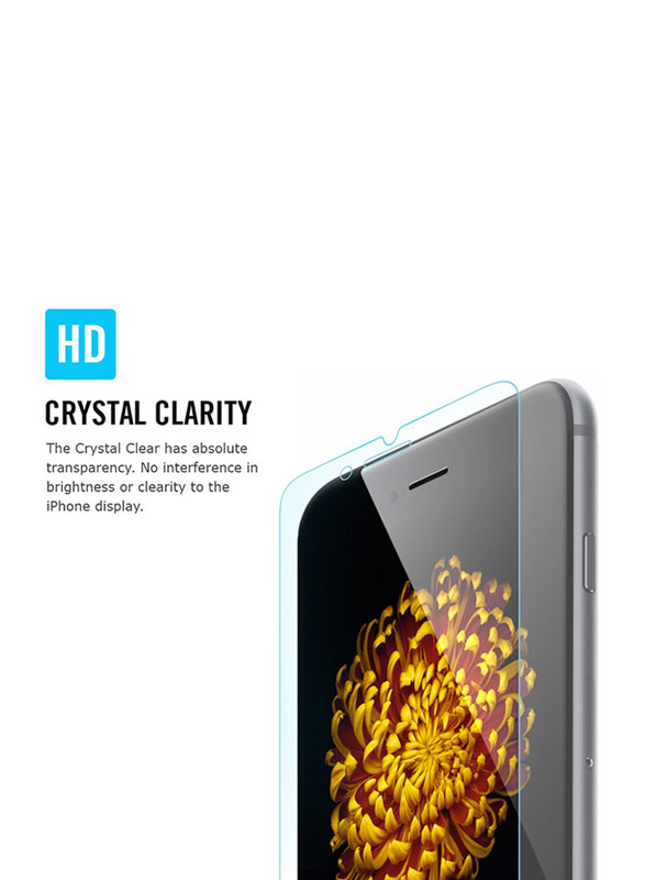 Spigen Apple iPhone 6 Plus (5.5 inch) Ultra Crystal Dual Screen & Back Protector, Clear