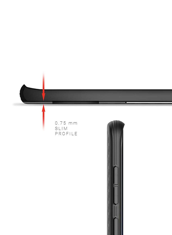 Evutec Samsung Galaxy S8 Plus AER Series Mobile Phone Case Cover, with AFIX Air Vent Magnetic Car Mount, Karbon Black