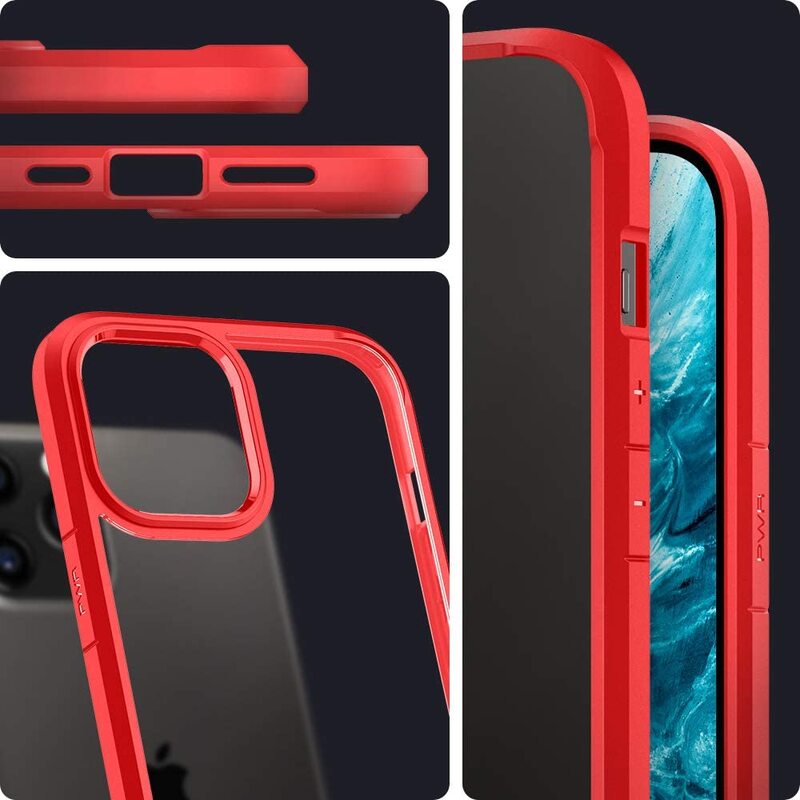 Spigen Apple iPhone 12 Pro MAX Case Cover Ultra Hybrid, Red