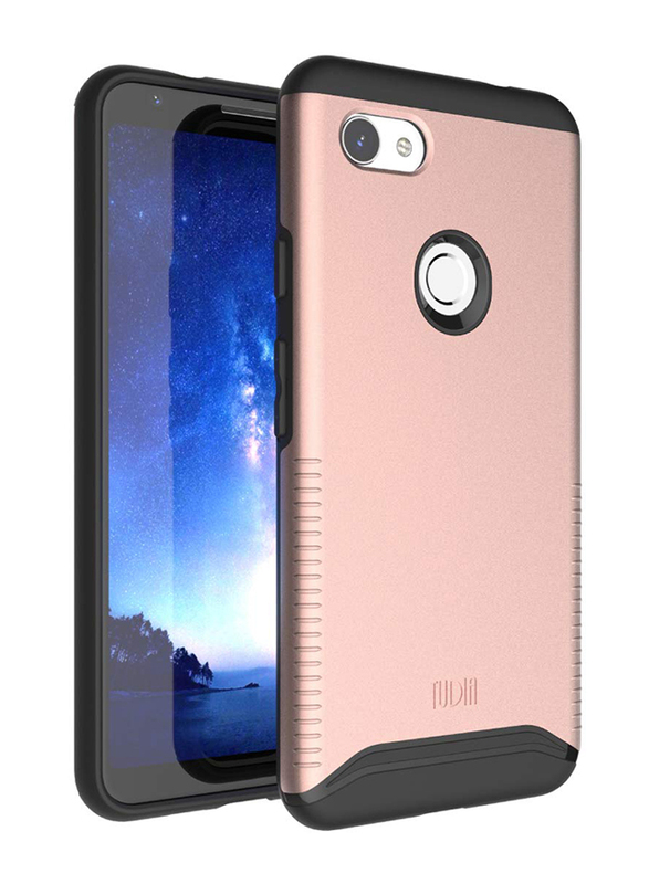 

Tudia Google Pixel 3a XL (2019) Merge Extreme Dual Layer Slim Precise Cutouts Mobile Phone Case Cover, Rose Gold