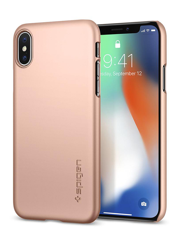 

Spigen Apple iPhone X Thin Fit Mobile Phone Case Cover, Blush Gold