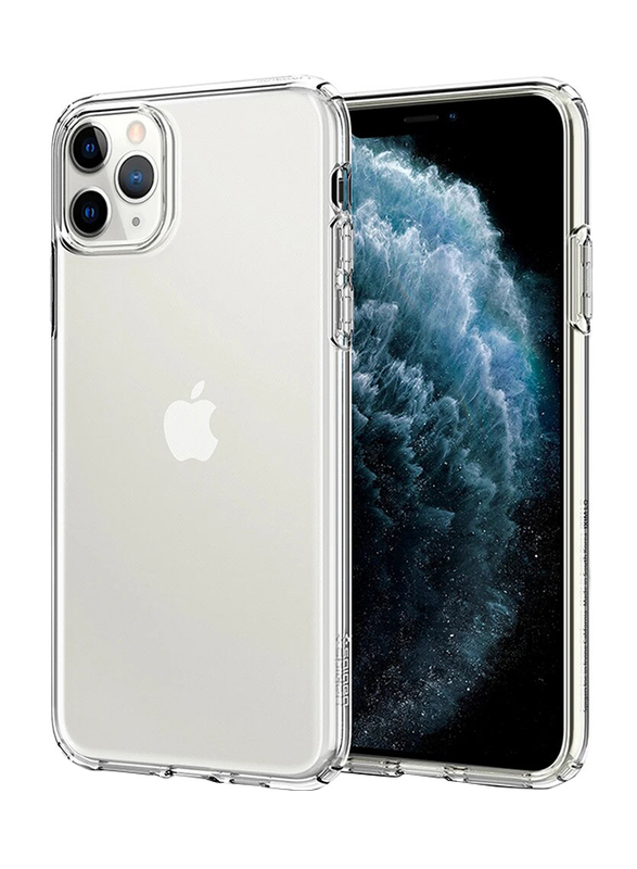 

Spigen Apple iPhone 11 Pro Max Liquid Crystal Mobile Phone Case Cover, Crystal Clear