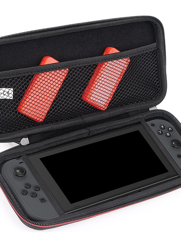 Gamewill Hard Shell Travel Case Kit for Nintendo Switch, with Game Card Cases, Black