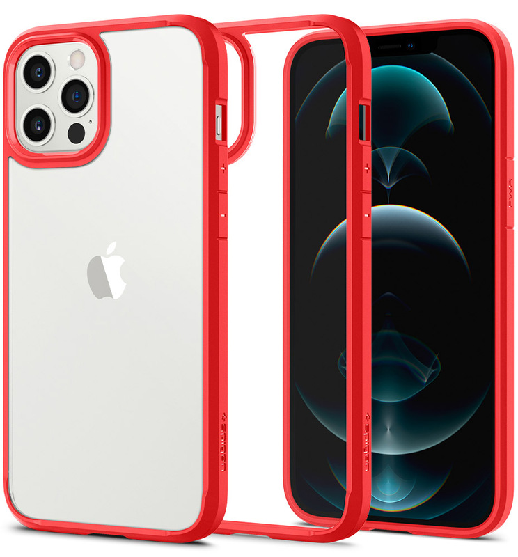 Spigen Apple iPhone 12 Pro MAX Case Cover Ultra Hybrid, Red
