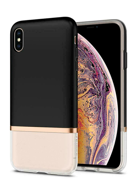 

Spigen Apple iPhone XS Max La Manon Jupe Mobile Phone Case Cover, Milk Black