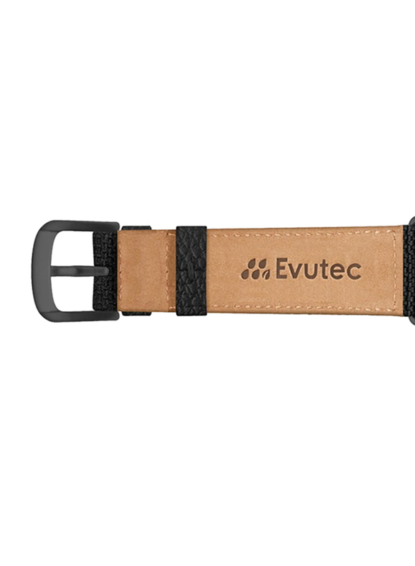 Evutec Northill Series Watch Band for Apple Watch 40mm/38mm Series 4/3/2/1, Tweed Tan