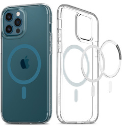 Spigen Apple iPhone 12 Pro Max Case Cover with MagSafe Ultra Hybrid Mag, Pacific Blue