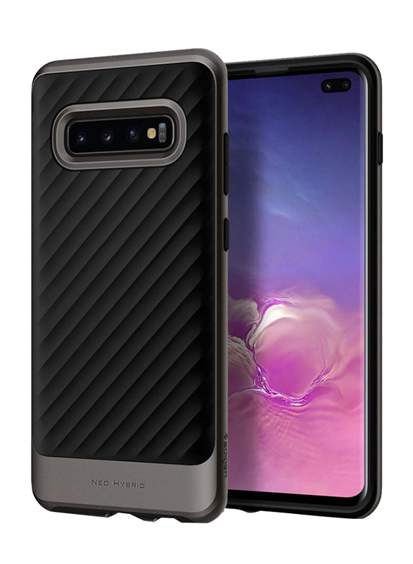 

Spigen Samsung Galaxy S10 Neo Hybrid Mobile Phone Case Cover, Gunmetal