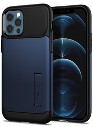 Spigen Apple iPhone 12 /12 PRO (6.1 inch) case cover Slim Armor, Navy Blue