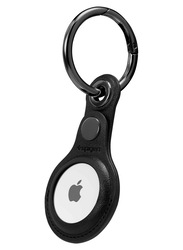 Spigen Apple AirTags Holder (2021) Case Cover Valentinus with Keychain Ring, Black