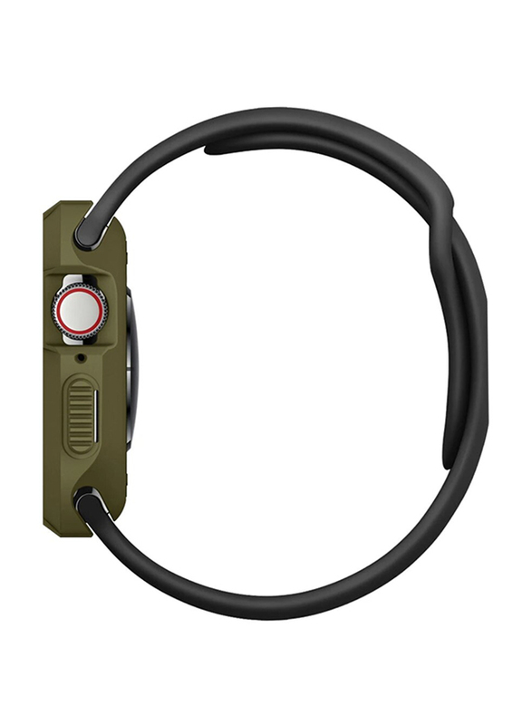 Spigen Rugged Armor Watch Case Cover for Apple Watch 44mm Series 4, Olive Green