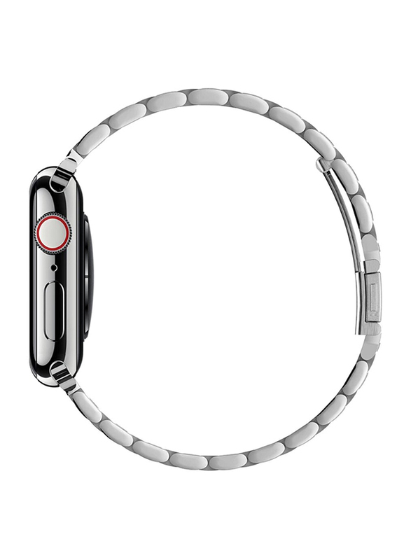 Spigen Modern Fit Watch Band for Apple Watch 44mm Series 4 and Apple Watch 42mm Series 3/2/1, Silver