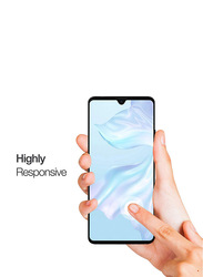 Amazing Thing Huawei P30 Lite Supreme Glass 2.5D Full Glue Tempered Screen Protector, Clear