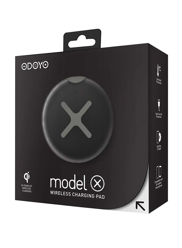 Odoyo XC5 Wireless Charging Pad, Qi Enabled, 10W Android, 7.5W iOS 11.2, Black