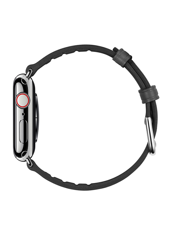 Spigen Retro Fit Watch Band for Apple Watch 44mm Series 5/4 and Apple Watch 42mm Series 3/2/1, Black