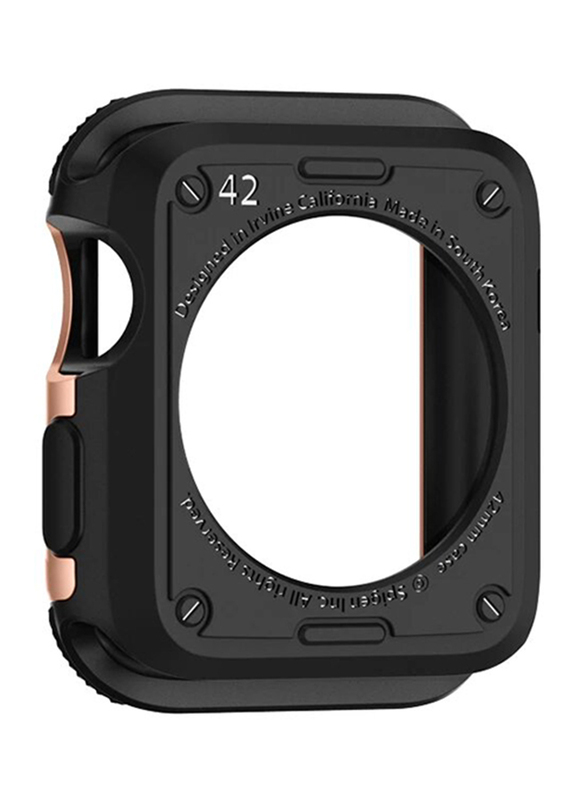 Spigen Tough Armor 2 Watch Case Cover for Apple Watch 42mm Series 3/2/1, Blush Gold