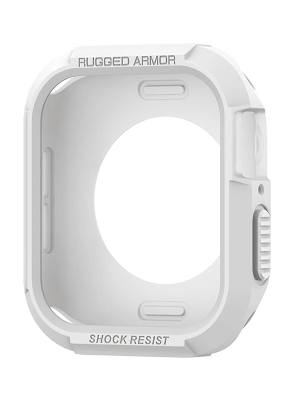 Spigen Rugged Armor Watch Case Cover for Apple Watch 44mm Series 4, White