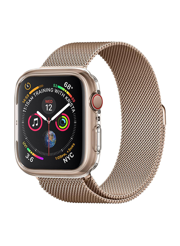 Spigen Liquid Crystal Watch Case Cover for Apple Watch 44mm Series 4, Crystal Clear