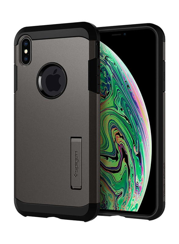 

Spigen Apple iPhone XS Max Tough Armor Mobile Phone Case Cover, Gunmetal