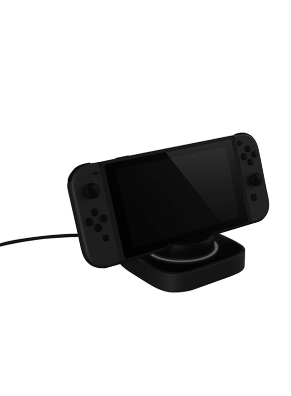 Gamewill 90° Rotating Charging Bracket for Nintendo Switch, Black