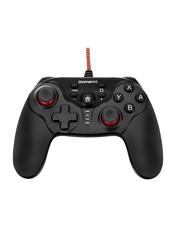 Gamewill Game Pad Wired Controller for Nintendo Switch, Black