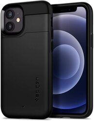Spigen Apple iPhone 12 Mini case cover Slim Armor CS, Black