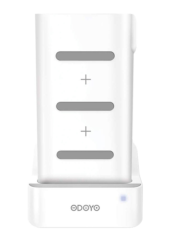 Odoyo 2in1 XC25 Wireless Charging Dock, Qi Enabled, 10W with Portable Battery Pack 6000mAh, White